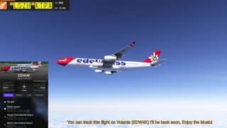 ✈️| VATSIM | EDELWEISS A340-300 (HISTORICAL) | EDW4K  | CROSSING THE POND | ZURICH > TAMPA | vEDW✈️